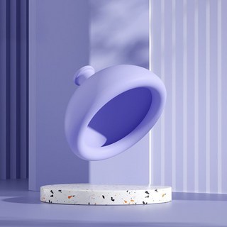 矽膠拍痰杯, 紫, 1個, 10.1ml