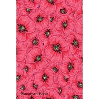 (英文圖書) Password Book: Include Alphabetical Index With Red Poppies Daisies Background 平裝版, Independently Published, 英文