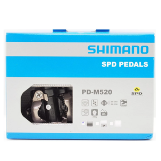 Shimano PD-M520 登山車卡踏踏板 黑色公司貨 公路車亦可用, 1, 黑色