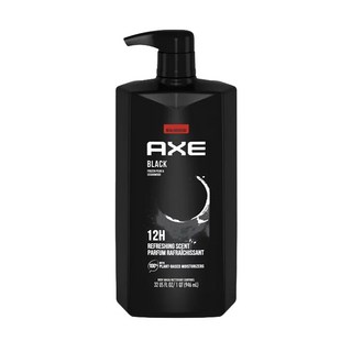 AXE 戰斧 黯黑經典 男性香水沐浴乳 1000ml - 持久香氛，植物保濕，溫和潔淨, 1L, 1個