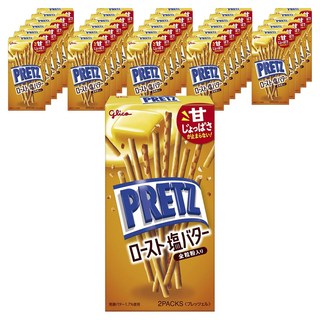 Glyco 烤鹽奶油 62g 日式甜點 小吃 下酒菜, 36個