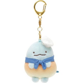 角落小夥伴 正版 貓咪 恐龍 掛飾 娃娃 吊飾 絨毛 玩具 公仔 玩偶, 藍色, 1個, 約70 mm