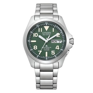 CITIZEN Promaster Land Eco-Drive Radio男款金屬腕錶 PMD56-2951