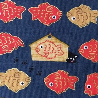 「上巧手創」日本布 鯛魚燒 夢色百景 節慶布 中厚棉布 手作材料 印花布 純棉 日本中厚棉布, 詳見包裝, 詳見包裝