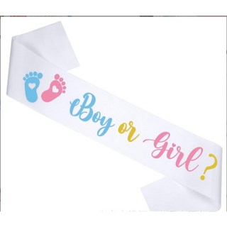 性別揭曉派對肩帶, 性別揭曉肩帶-燙金款