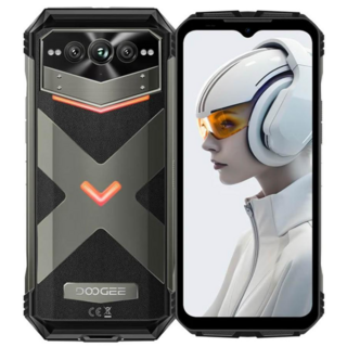DOOGEE V Max Plus 5G 三防手機 36GB+512GB 超大電量夜視雙喇叭安卓14, 黑色, 512GB