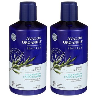 AVALON ORGANICS 湛藍B群健髮精油潤絲精, 2瓶, 397g