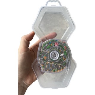 玩具先生 3合1桌遊 彈珠台 走迷宮 指尖陀螺 附收納盒 兒童益智玩具, 賽車款