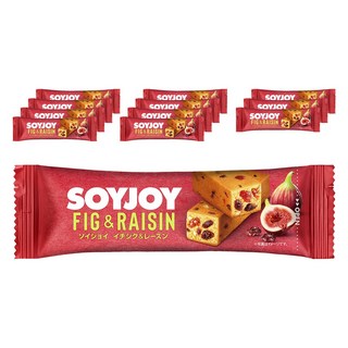 SOYJOY 大豆能量棒 無花果葡萄乾口味, 12條