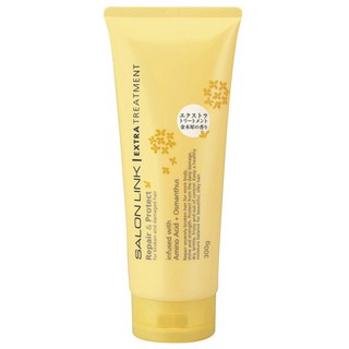 KUMANO 熊野油脂 Salon Link Extra胺基酸蠶絲蛋白潤髮乳 金木犀桂花香, 1個, 300g