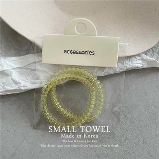 ST korea韓國東大門彩色電話線髮圈 高彈力無痕髮繩