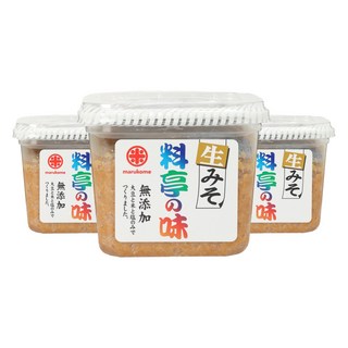 marukome 料亭的味生味噌, 3個, 750g
