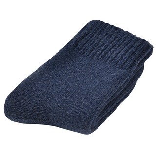 BVERSE 蓄熱保暖除臭58%羊毛襪 男女款 美麗諾羊毛 中筒襪, 寶藍, 1雙