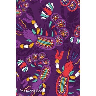 (英文圖書) Password Book: Include Alphabetical Index with Shrimp Batik Seamless 平裝版, Independently Published, 英文