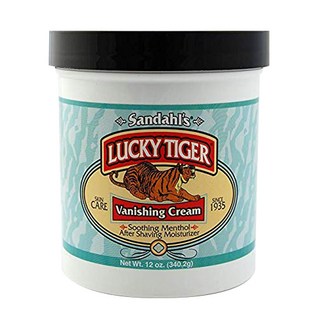 LUCKY TIGER Vanishing Cream 舒緩薄荷醇剃須後保濕霜, 1個, 340.2克