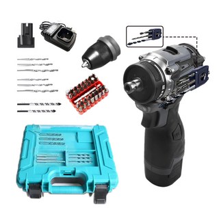 均怡 178V極短雙頭電鑽組 輕巧雙頭設計 多功能用途 居家修繕必備, 1套裝