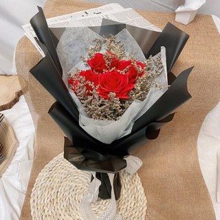 ONEDAY 仿真玫瑰花束 (畢業/情人節), 黑色