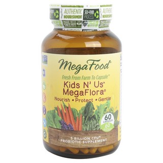 Mega Food 孩童用乳酸菌膠囊, 60顆, 1瓶