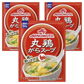 AJINOMOTO 味之素 顆粒高湯粉 中華料理風味, 3個, 50g