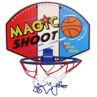 兒童投籃板 籃球框組 - 趣味籃球板，室內外皆宜，附籃球，親子互動首選, 多色, 1個