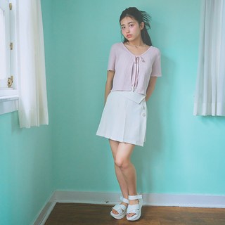 DHOLIC 女童款百摺短褲裙