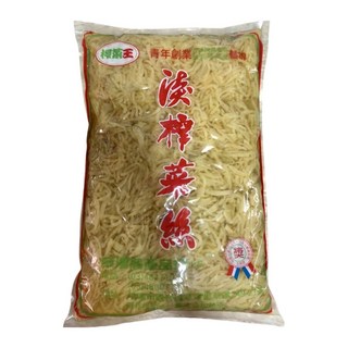 榨菜王 榨菜絲 - 台灣傳統風味小菜，口感爽脆，鹹香適中，搭配稀飯、饅頭的美味選擇, 2.4kg, 1個