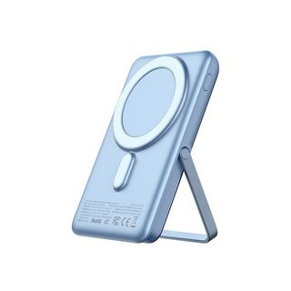 Mcdodo麥多多 摩卡系列 15W磁吸無線快充 行動電源 10000mAh 自帶支架, 藍色