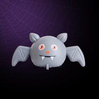 萬聖節玩具 迴力車 南瓜幽靈蝙蝠車 兒童玩具 無需電池 萬聖節禮物, 灰蝙蝠