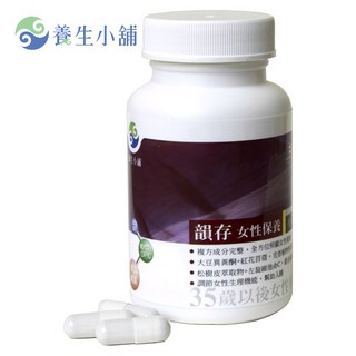 韻存 大豆異黃酮複方膠囊30顆，女性保健，調節生理機能，幫助入睡