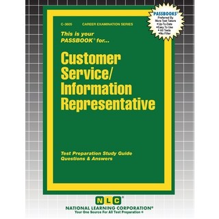 (英文圖書) Customer Service/Information Representative 平裝版, National Learning Corp, 英文