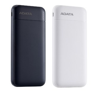 威剛C100 10000mAh 20W三孔薄型快充行動電源 (雙向TYPE-C/台灣出貨), 黑色, C100