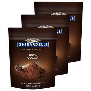 GHIRARDELLI 鷹牌 無糖可可粉, 227g, 1包, 3包
