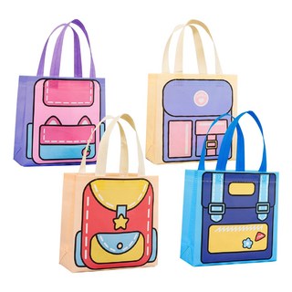 可愛卡通禮物手提袋, 藍色書包, 1個