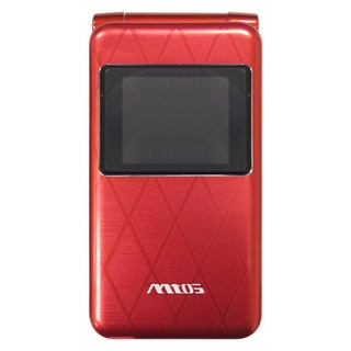 mtos C67 Pro 雙螢幕摺疊4G手機，Type-C充電，長輩機首選，公司貨全配, 紅色, 1GB