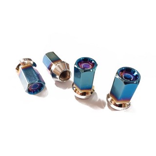 鋁圈螺帽 M12*1.5, 彩鈦, 1套