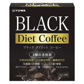 YUWA 纖盈黑咖啡 16包入, 1盒
