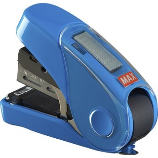 MAX 美克司 釘書機 HD-10FL3K (可訂32枚) 適用NO.10-1M平針 訂書機, 藍色