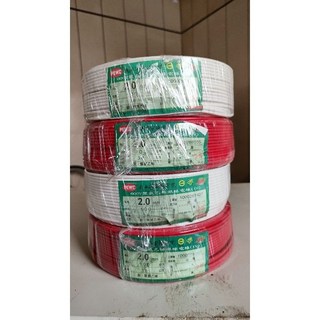 太平洋單芯電線 1.6mm 2.0mm 100米 PEWC電線電纜 家用電線, 1.6無色無皮,含稅