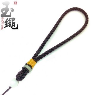 YuSheng 玉繩 砭石刮痧板 多款造型 附收納袋, 棕, 1個