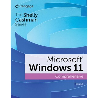 (英文圖書) Shelly Cashman Series Microsoft / Windows 11 Comprehensive 平裝版, Cengage Learning, 英文