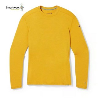 Smartwool 男 Thermal 美麗諾羊毛圓領長袖衣，保暖舒適，透氣排汗，戶外運動首選