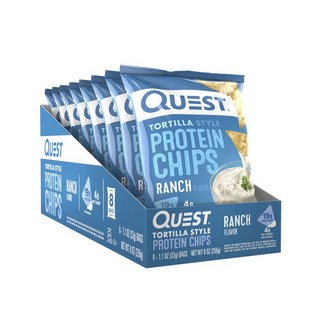 QUEST NUTRITION 高蛋白玉米餅 田園沙拉醬口味, 32g, 8包