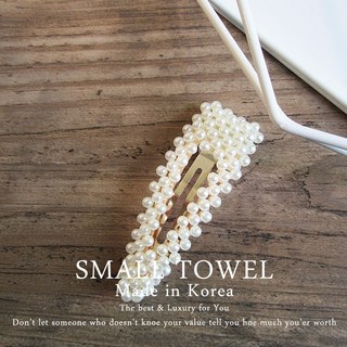 ST korea韓國東大門珍珠碎髮夾 甜美氣質日系瀏海側邊夾bb夾一字夾時尚髮卡