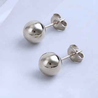 GIUMKA 圓珠耳環，白鋼抗敏養耳棒，簡約時尚，舒適配戴，提升您的優雅氣質