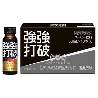 MinMinDaha 強強打破提神飲料 濃咖啡口味, 10瓶, 50ml