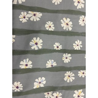 「上巧手創」日本 北高布料 梔子花棉布 衣服手作布料 拼布材料＊現貨供應＊特價 80元／, 詳見包裝, 詳見包裝, 灰色