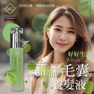 好好生活 茶樹精油毛囊養髮液, 1瓶, 100ml