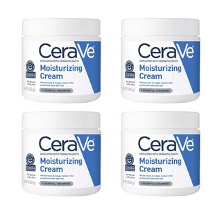 CeraVe 適樂膚 保濕霜, 453g, 4罐