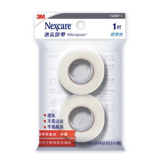 3M 通氣膠帶經濟包 1吋/半吋可選｜透氣紙膠帶｜不易過敏｜傷口護理, 通氣膠帶經濟包 半吋＿4入