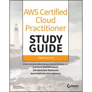 (英文圖書) AWS Certified Cloud Practitioner Study Guide: Clf-C01 Exam 平裝版, Sybex, 英文